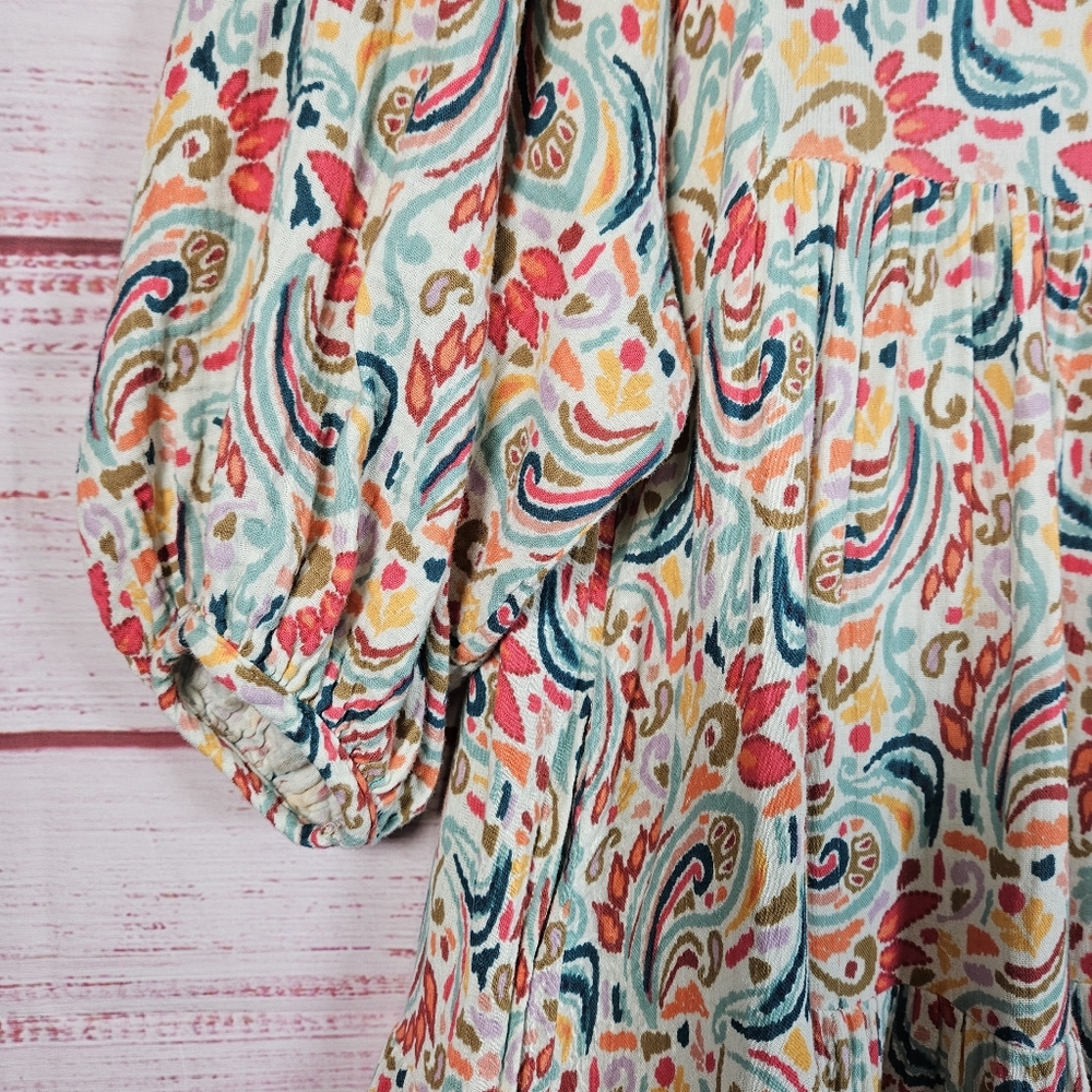 Marine Layer Scarlett Paisley Print Dress - Picture 16 of 16